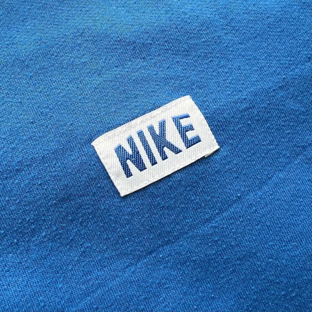 Rare Vintage 80s Nike Dunk Dome Spellout Logo Split Zip Hoodie Sweatshirt BTTYS - Picture 4 of 8